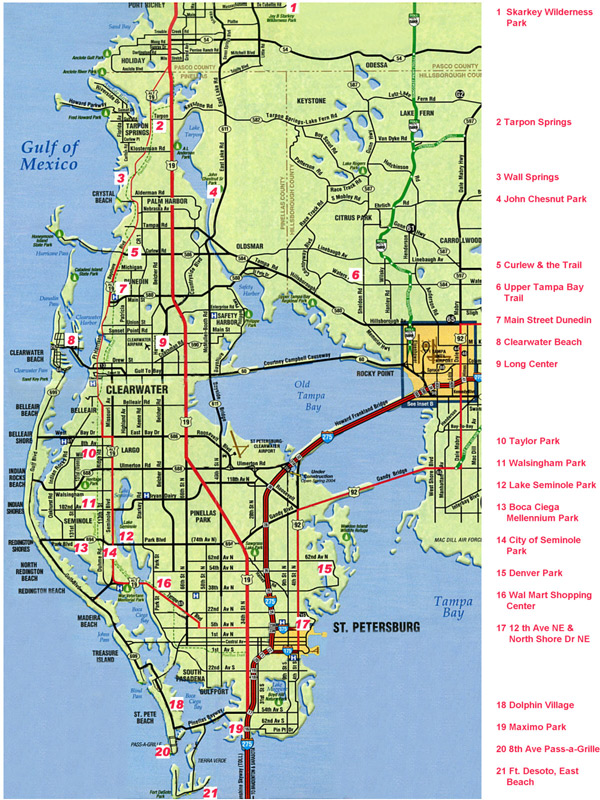 Sunday map
